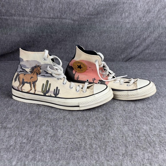 Converse Other - Converse Chuck Taylor All Star Shoes Mens Size 9 Desert Horse High Top 169821C